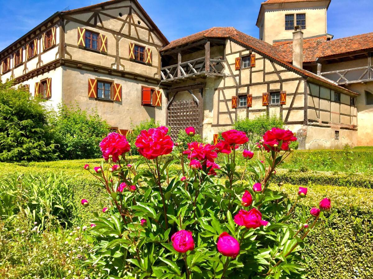 Schlosshotel Harburg Esterno foto